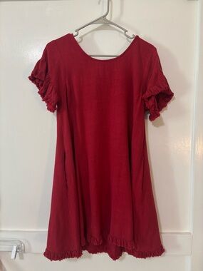 Umgee size small boho frayed edges dress